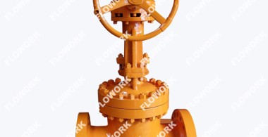 What type of gate valve is used in low temperature and low pressure service?