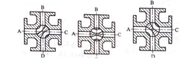 X45 four-way plug valve