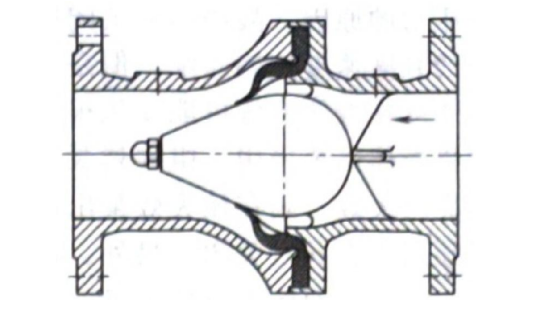 Ring braided diaphragm check valve