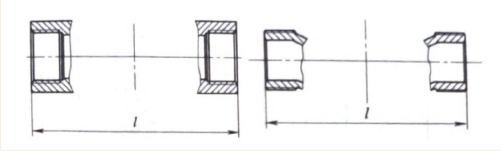 Length of straight-through valve structure