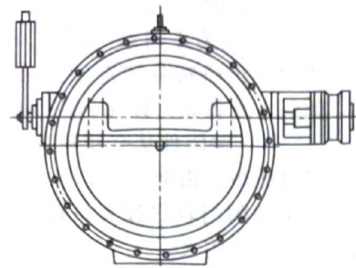 H47 butterfly check valve